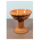 Glazed Terra Cotta Pedestal Vase7 x 7