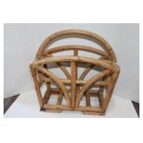 Vintage Bamboo Rack 18 x 17 x 10