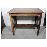 Antique Wood Table 30 x 34 x 23