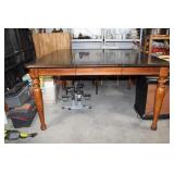 Vintage Wood Dining Table 32 x 60 x 60