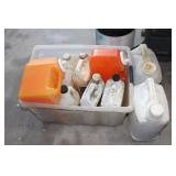 Mixed Lot of Fluids & Containers