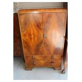 Art Deco Cabinet 2 Drawer 47 x 29 1/2 x 16