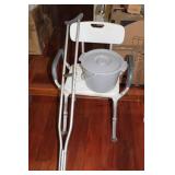 Medical Bath Chair,Bucket, Chrutch