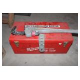 Milwaukee Metal Tool Box Pipe Wrench