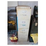 HON Metal 4 Drawer File Cabinet 52 x 15 x 25