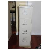 4 Drawer File Cabinet 52 1/2 x15 x 27