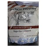 Patriot Pantry Meals Maple Grove Oatmeal