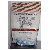 Patriot Pantry Meals Chocolate Pudding