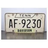 Vintage1963 TENN License  Plate