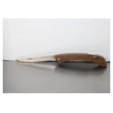 Folding Jet AER Knife Wood Handle 11