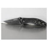 Folding Case Metal Knife  7 1/2 long Blade 3"