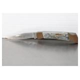 Folding Eagle Knife Brass Handle 7 1/2" long Blade