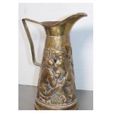 Vintage Peerage & Reed Brass Pitcher 10"