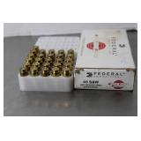 26 Federal 40 S & W Cartridges