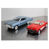 Vintage Die Cast 1964 Impala / 1957 Corvette