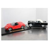 Vintatge Die Cast Porsche Boxster / 1955 T Bird