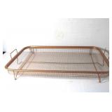 Vintage Copper Wire Tray 12 x 17 1/2"