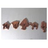 Vintage Copper Cookie Cutters