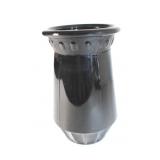 Vintage 5 5/8 L.E. Smith  Black Amythyst Vase