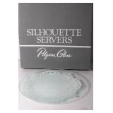 Vintage Sihoutte Plate 8 1/2"