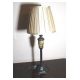 Vintage Copper Base Lamp 27"