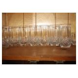 Vintage Luminac Brighton Crystal Tumbler 7ea