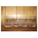 Vintage Luminac Brighton Crystal Old Fashion 4ea