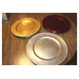 10 Mixed Lot of Plate Chargers 13 & 14