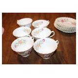Vintage Royal Doulton Bone China Cups& Saucers