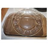 Pryex 15 x 9  & Devil Eggs Trays 11"