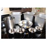 Mixed Lot Stainlerss Containers