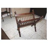 Antique Wood Book Rack 20 x 22