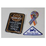 Harley Davidson Window Sticker & Mixed Patches