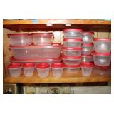 Large Lot of Rubbermate Storage Containers