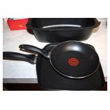 T Fal Pans & World Market Deep Dish