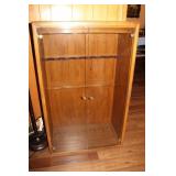 Glass & Wood Gun Cabinet 7 Rifle Slots