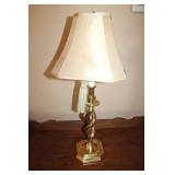 Vintage Brass Lamp 29"