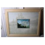 Framed Artwork Albert Bierstadt Majesty of the Mou