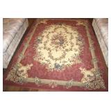 Nova Cameo Rose Wine Area Rug 5.5 x 7.7