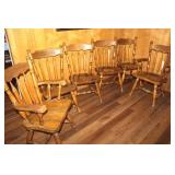 Antique Oak Dining Chairs