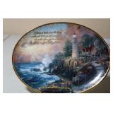 Vintage 7 x 9  Oval Thomas Kinh=kade Guiding Light