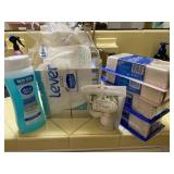 Mixed Lot of 8 Bar Soaps & 1800 QTips
