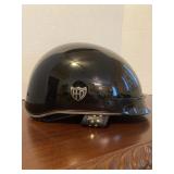 Hardley-Davidson Gloss Black Motorcycle Helmet
