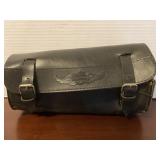 Hardley-Davidson Leather Handlebar Bag