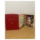 The Book of Christmas & Vtg Animated Musical Box(n