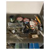 Lot of  Fishing Lures & Line