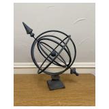 Vintage French Country Wrought Iron Armillary Sphe