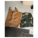 Leather Chaps & Camo Vest