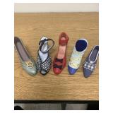 5 pc Lot of decorative shoes