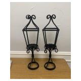 Two Vintage Southern Living Wrought Iron Street La